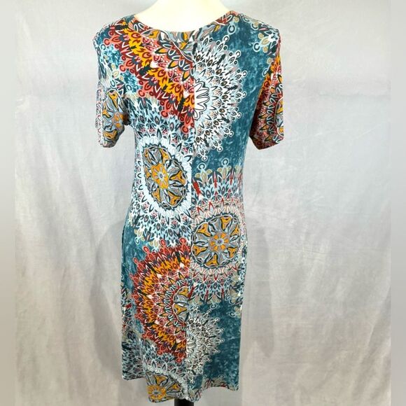 Color burst shift dress size small - Picture 4 of 6